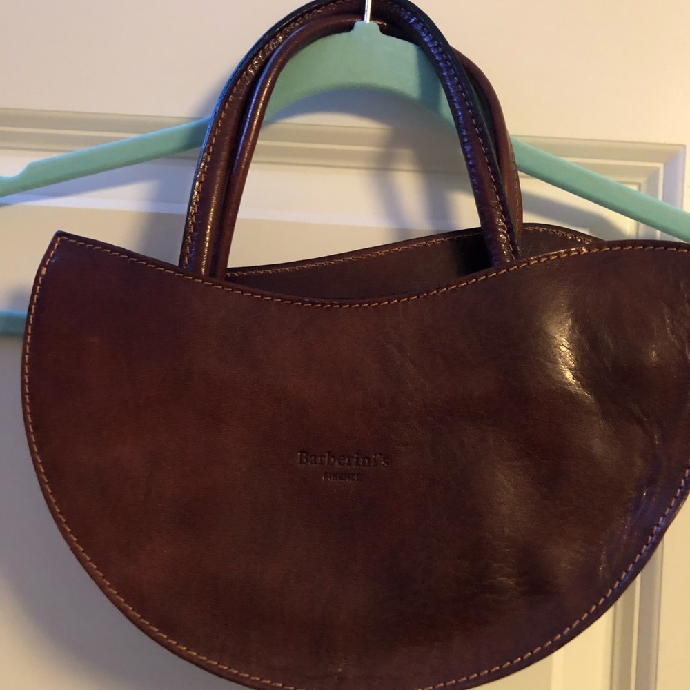 Beautiful Italian Leather Handbag Small Barbarini - Picture 5 of 6
